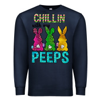 Navy Chillin with my peeps Ester Day Premium Sweatshirt - Neo Western