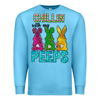 Ocean Blue Chillin with my peeps Ester Day Premium Sweatshirt - Neo Western