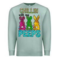 Seafoam Chillin with my peeps Ester Day Premium Sweatshirt - Neo Western