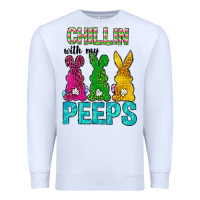White Chillin with my peeps Ester Day Premium Sweatshirt - Neo Western