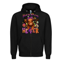 Black Hocus pocus Heifer Zipper Hoodie - RanaPortraitStore
