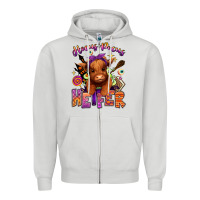Dove Grey Hocus pocus Heifer Zipper Hoodie - RanaPortraitStore