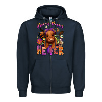 Navy Hocus pocus Heifer Zipper Hoodie - RanaPortraitStore