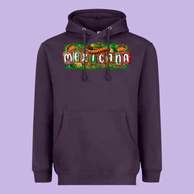 Mexicana Heavyweight Hoodie Designed By Texasbilliewilder