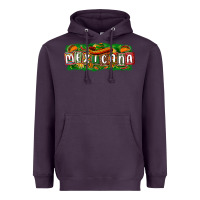 Plum Mexicana Heavyweight Hoodie - texasbilliewilder