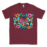 Burgundy best mom ever Classic Tee - RanaPortraitStore