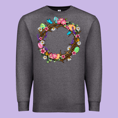 Crown Of Thorns Easter Day Premium Sweatshirt Designed By Neo Western