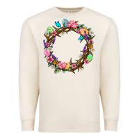 Sandshell Crown of thorns Easter Day Premium Sweatshirt - Neo Western