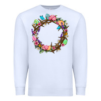 White Crown of thorns Easter Day Premium Sweatshirt - Neo Western