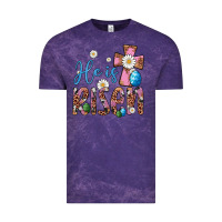 Cloud Purple he is risen cross Vintage Tee - Artiststas