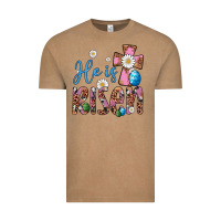 Vintage Coffee he is risen cross Vintage Tee - Artiststas