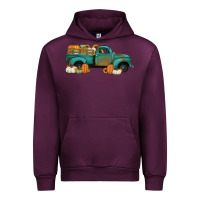 Mauve Wine pumpkin farm truck no background Urban Hoodie - Jasminsmagicworld