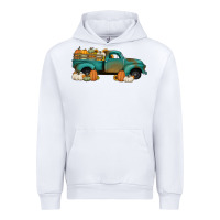 White pumpkin farm truck no background Urban Hoodie - Jasminsmagicworld