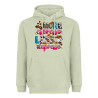 Matcha more espresso less depresso Heavyweight Hoodie - Zillion Design Studio