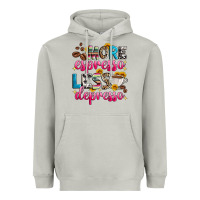 Moon Dust more espresso less depresso Heavyweight Hoodie - Zillion Design Studio
