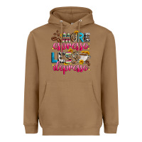 Toasted Coconut more espresso less depresso Heavyweight Hoodie - Zillion Design Studio