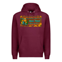 Burgundy preview custom cowboy boots sunflowers and cactus license plate Premium Hoodie - Artiststas