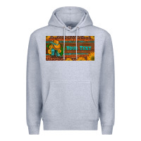Heather Grey preview custom cowboy boots sunflowers and cactus license plate Premium Hoodie - Artiststas