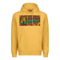 Mustard preview custom cowboy boots sunflowers and cactus license plate Premium Hoodie - Artiststas