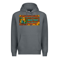 Rock preview custom cowboy boots sunflowers and cactus license plate Premium Hoodie - Artiststas