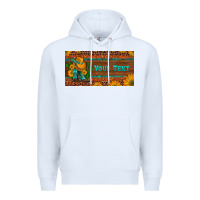 White preview custom cowboy boots sunflowers and cactus license plate Premium Hoodie - Artiststas