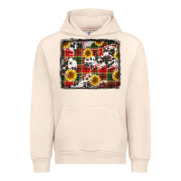 Sandshell cowhide sunflowers candy canes Urban Hoodie - Jasminsmagicworld
