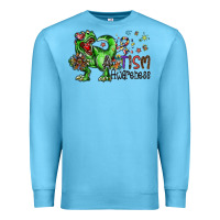 Ocean Blue autism awareness Premium Sweatshirt - SublimationCraftShop