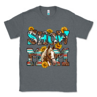 Charcoal Heather show mom horse Classic Tee - RanaPortraitStore