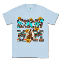 Dusty Blue show mom horse Classic Tee - RanaPortraitStore