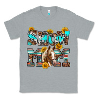 Heather Grey show mom horse Classic Tee - RanaPortraitStore