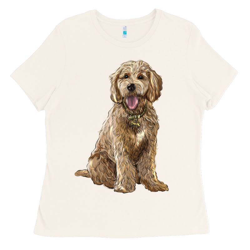 Goldendoodle Ladies Tee by BarkalooDesign | Teevron