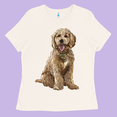 Goldendoodle Ladies Tee Designed By Barkaloodesign