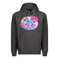 Charcoal Heather back to school flowers kindergarten 3200x2400 Premium Hoodie - AdoDesignShop