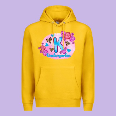 Back To School Flowers Kindergarten 3200x2400 Premium Hoodie Designed By Adodesignshop