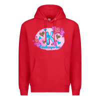 Red back to school flowers kindergarten 3200x2400 Premium Hoodie - AdoDesignShop