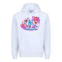 White back to school flowers kindergarten 3200x2400 Premium Hoodie - AdoDesignShop