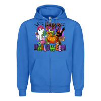True Royal Happy Halloween Zipper Hoodie - RanaPortraitStore