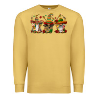 Antique Gold mexican gnomies Premium Sweatshirt - FaDigitalArtStudio
