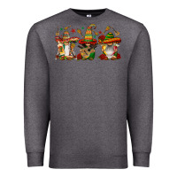 Charcoal Heather mexican gnomies Premium Sweatshirt - FaDigitalArtStudio