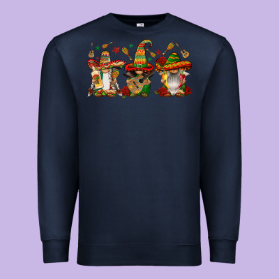 Mexican Gnomies Premium Sweatshirt Designed By Fadigitalartstudio