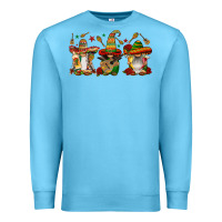 Ocean Blue mexican gnomies Premium Sweatshirt - FaDigitalArtStudio