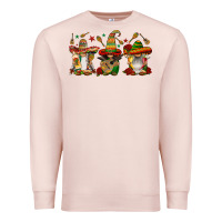 Pale Pink mexican gnomies Premium Sweatshirt - FaDigitalArtStudio
