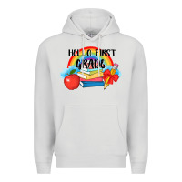 Dove Grey back to school hello first grade 3200x2400 Premium Hoodie - AdoDesignShop