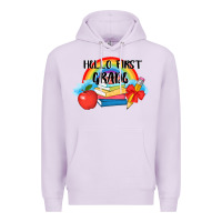 Lilac back to school hello first grade 3200x2400 Premium Hoodie - AdoDesignShop
