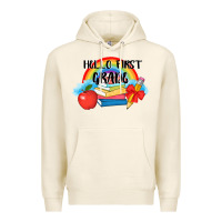 Tofu back to school hello first grade 3200x2400 Premium Hoodie - AdoDesignShop