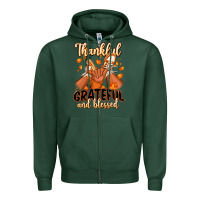 Sports Green Thankful grateful and Blessed black boy sneakers Zipper Hoodie - RanaPortraitStore