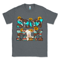 Charcoal Heather show mom goat Classic Tee - RanaPortraitStore