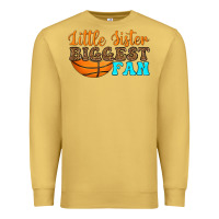 Antique Gold little sister biggest fan Premium Sweatshirt - HRA Design Shop