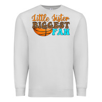 Dove Grey little sister biggest fan Premium Sweatshirt - HRA Design Shop