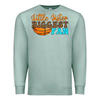 Seafoam little sister biggest fan Premium Sweatshirt - HRA Design Shop